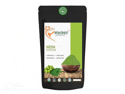 Neem Powder | Wild Crafted | Support Skin Health & Hair Growth | 100% Pure Neem Leaf Powder | Azadirachta Indica (200g)